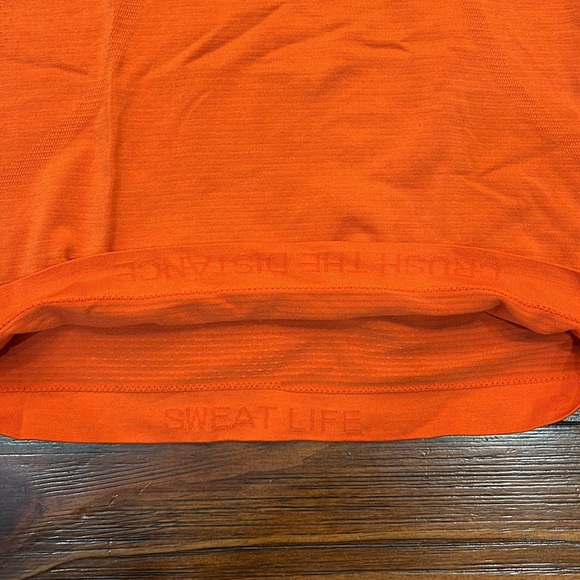 🍑🧡RARE! Orange Swiftly Tech Tee! Size 2! - full length, regular fit!🧡🍑 - Picture 6 of 8
